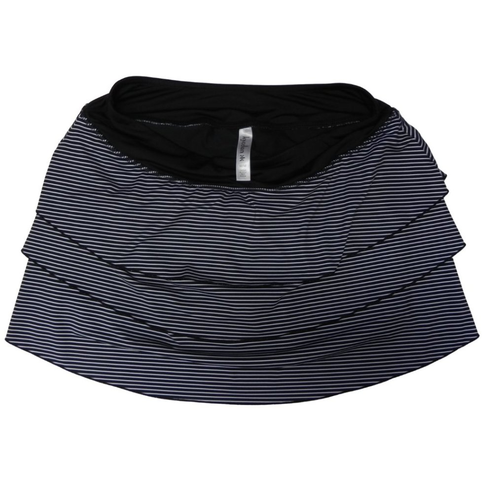 Kyodan Black & White Ruffle Tennis Skirt / Skort, Medium
